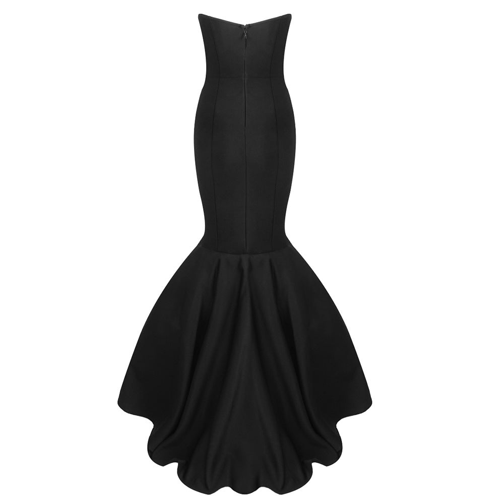 Anika | Women's Fitted Strapless Mermaid Maxi Prom Dress