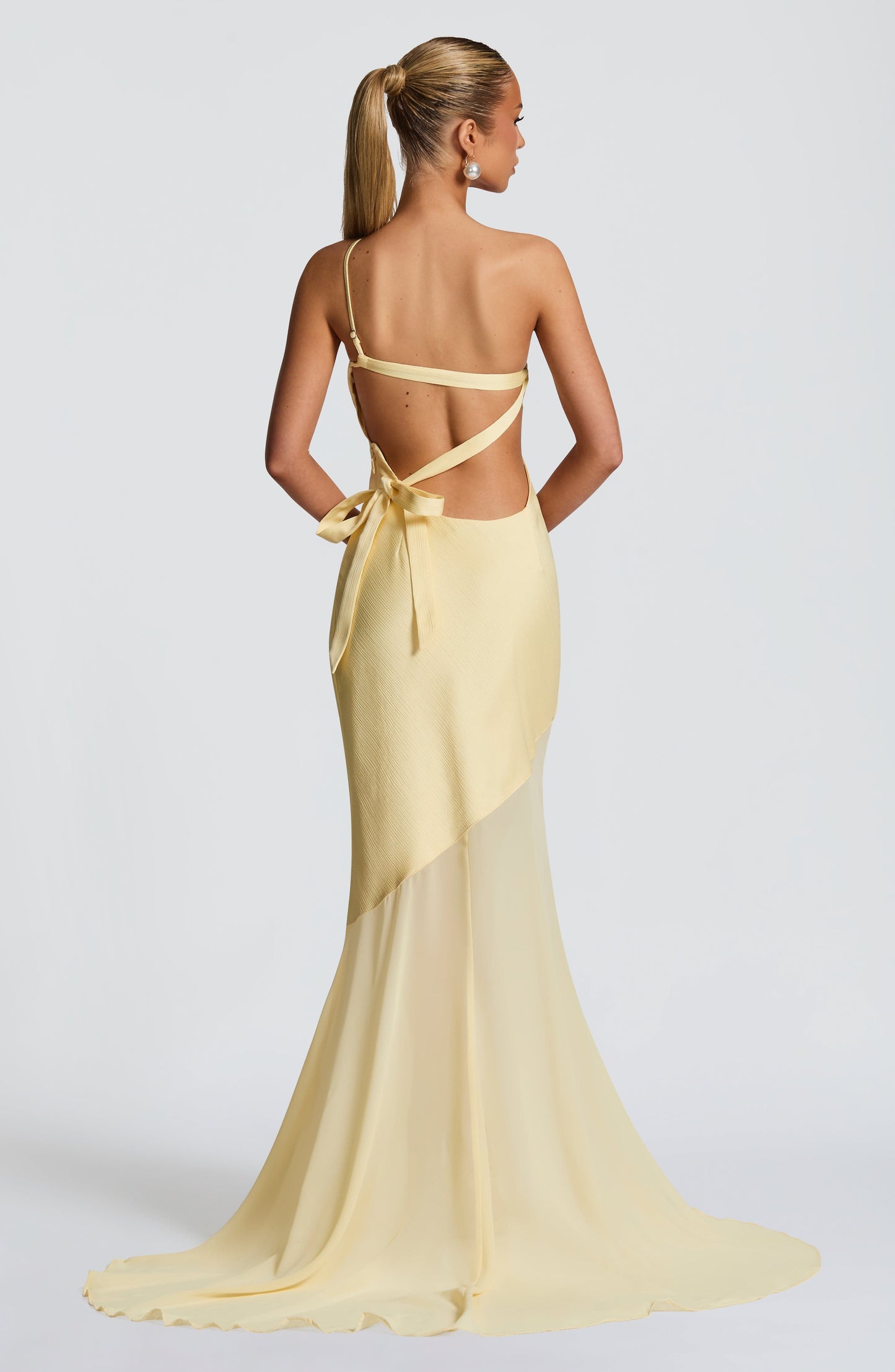 Caprice | Women's One-Shoulder Maxi Wedding Guest Dress