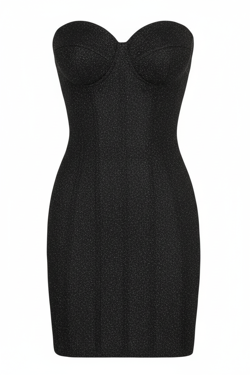 Ivy | Women’s Strapless Glitter Corset Mini Party Dress