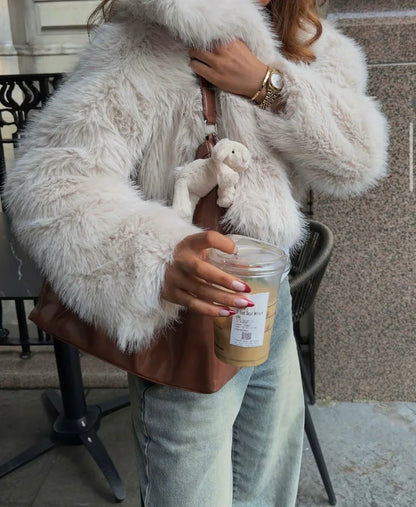 Abigail | Women's Oversized Faux Fur Coat