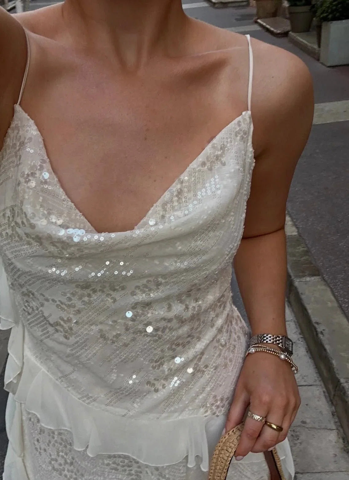 Adeline | Women's Sleeveless Sequin Mini Summer Dress