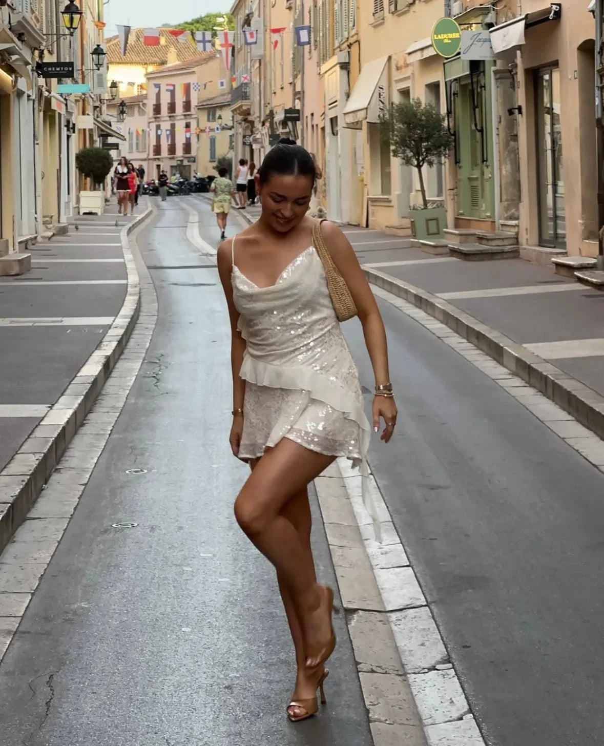 Adeline | Women's Sleeveless Sequin Mini Summer Dress