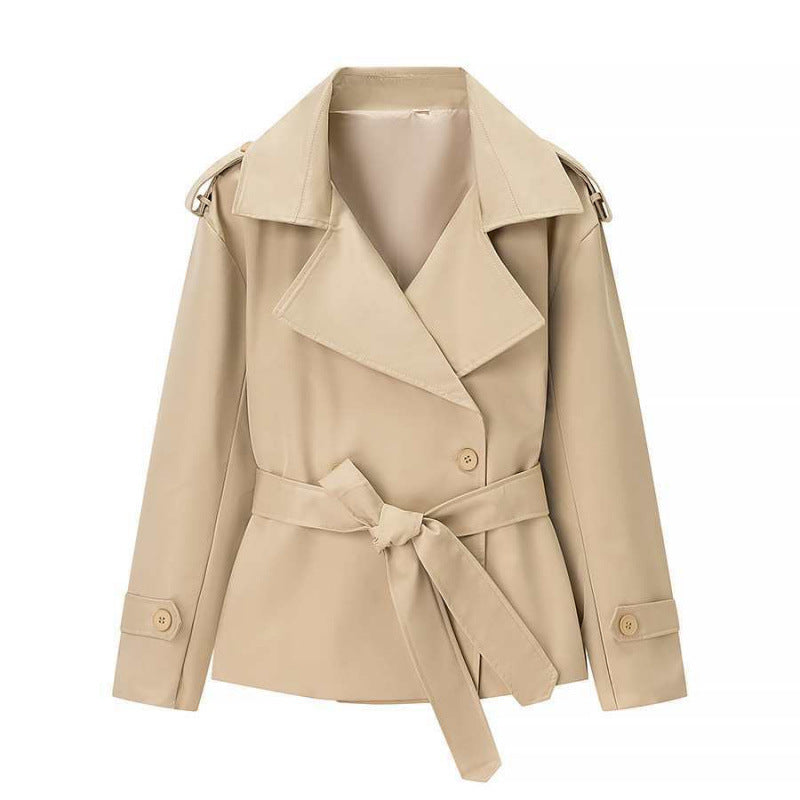 Ainsley | Women's Belted Double Breasted Trench Coat Jacket