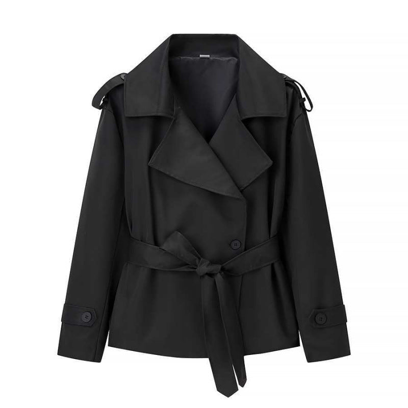 Ainsley | Women's Belted Double Breasted Trench Coat Jacket