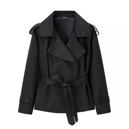 Ainsley | Women's Belted Double Breasted Trench Coat Jacket