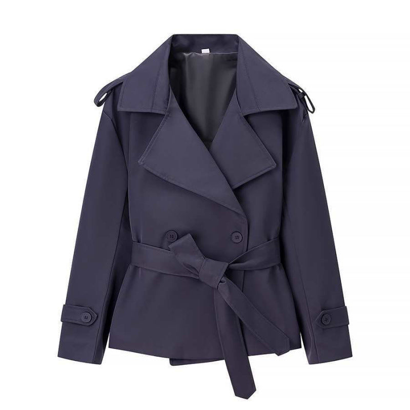 Ainsley | Women's Belted Double Breasted Trench Coat Jacket