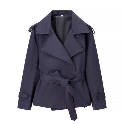 Ainsley | Women's Belted Double Breasted Trench Coat Jacket