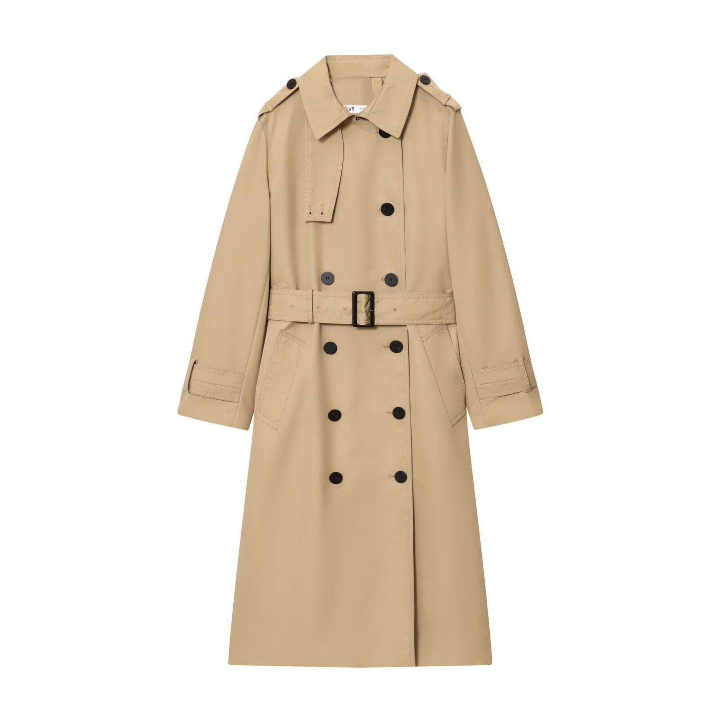 Alexandra | Women's Belted Double Breasted Long Trench Coat