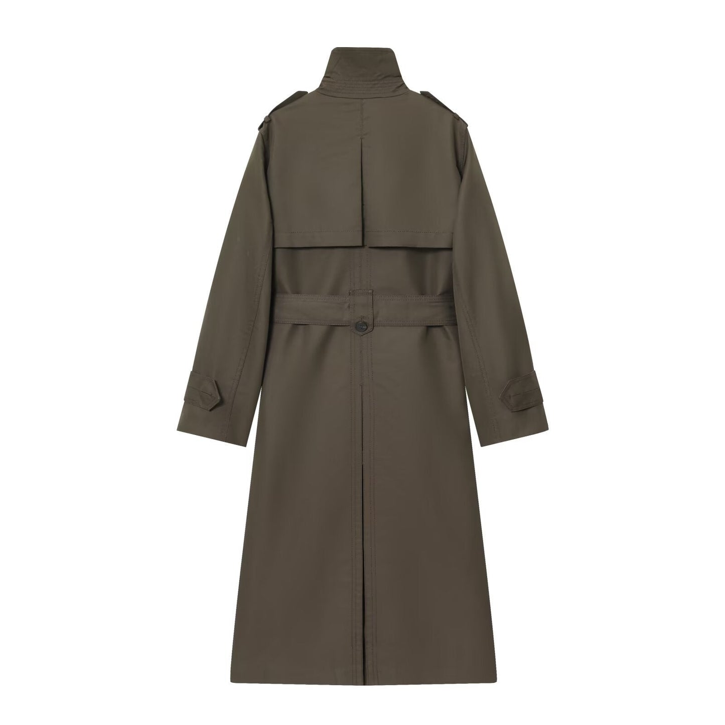 Alexandra | Women's Belted Double Breasted Long Trench Coat