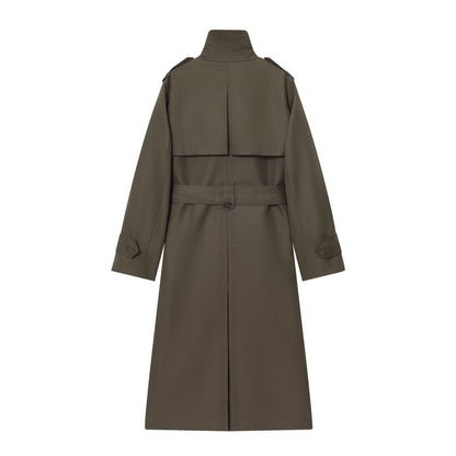 Alexandra | Women's Belted Double Breasted Long Trench Coat