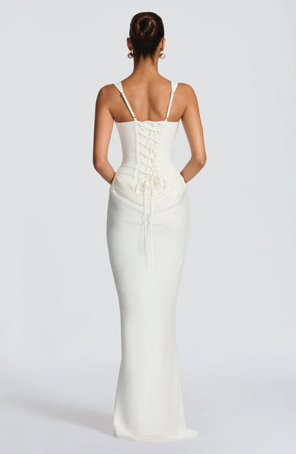 Alina | Women's Sleeveless Bodycon Corset Maxi Wedding Guest Dress