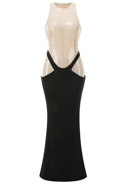 Alondra | Women's Sequin Sleeveless Bodycon Maxi Dress