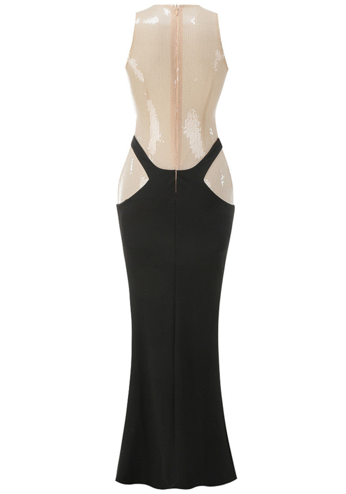 Alondra | Women's Sequin Sleeveless Bodycon Maxi Dress