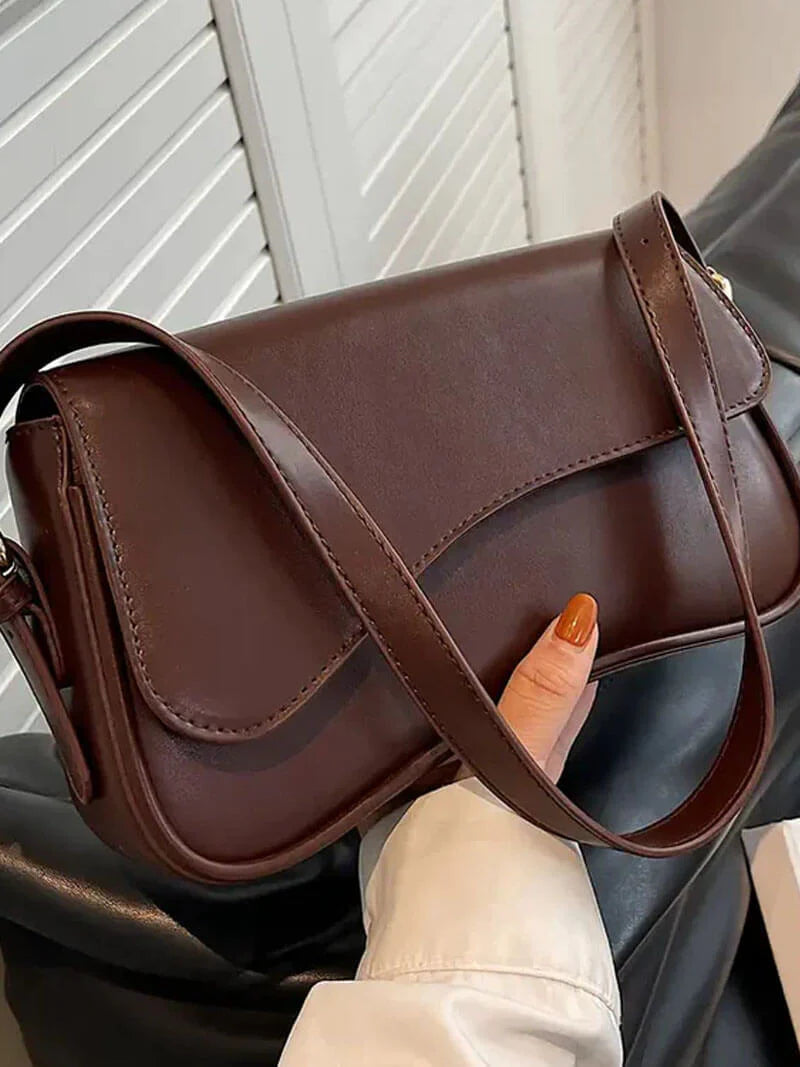 Amina | Women's Faux Leather Shoulder Bag