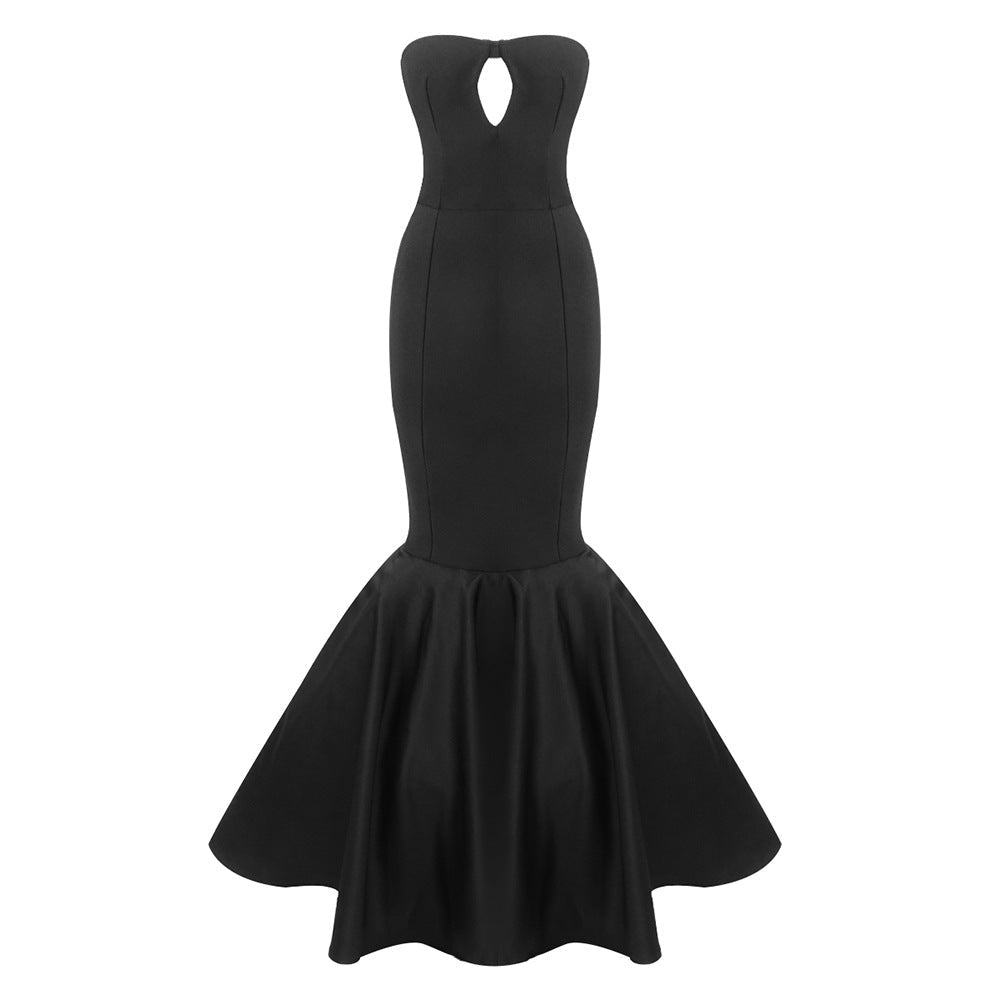 Anika | Women's Fitted Strapless Mermaid Maxi Prom Dress