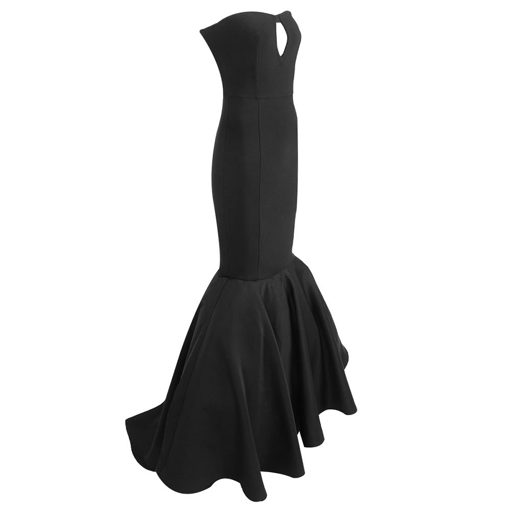 Anika | Women's Fitted Strapless Mermaid Maxi Prom Dress