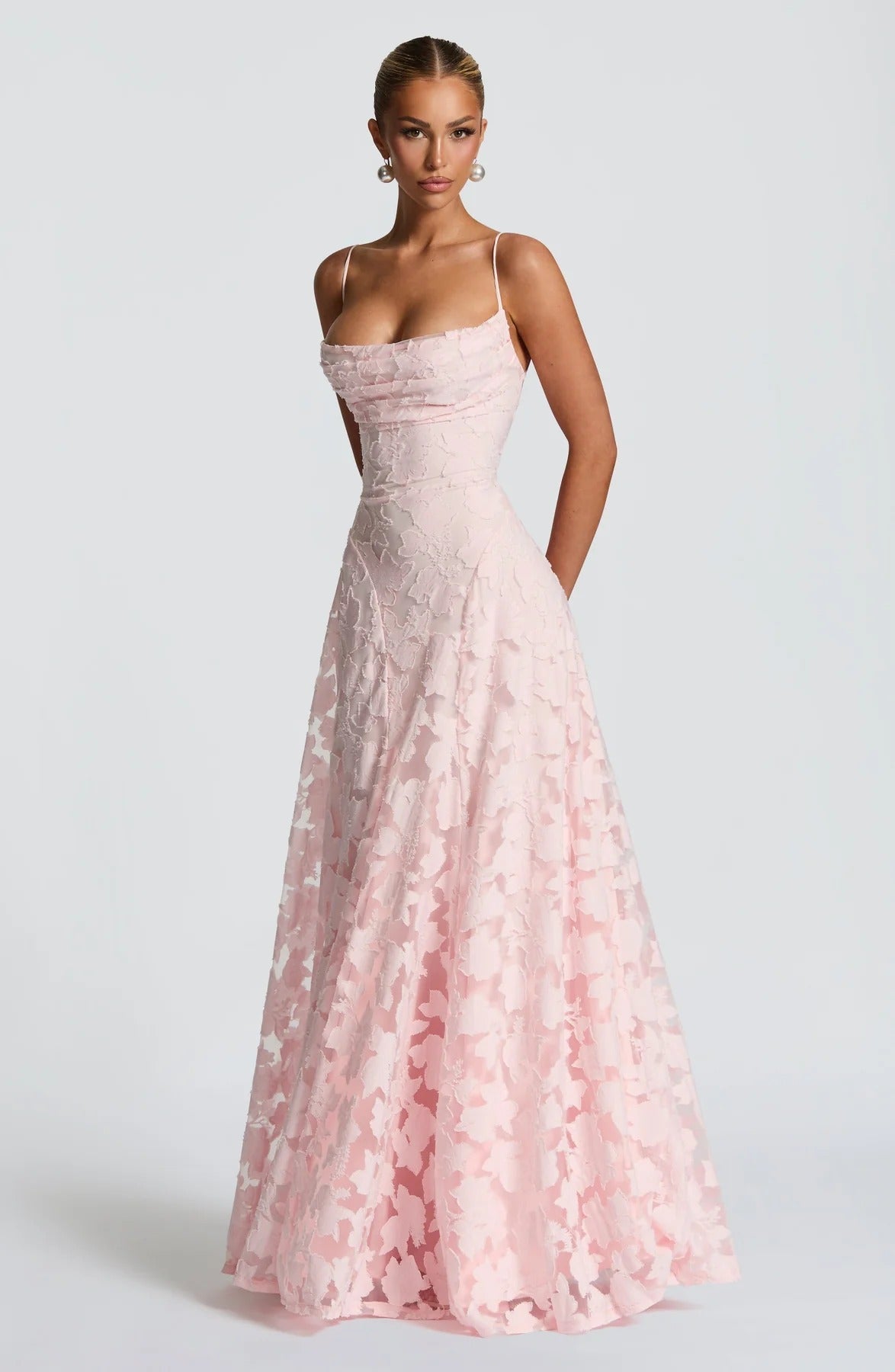 Briar | Women's Floral Sleeveless Maxi Wedding Guest Dress