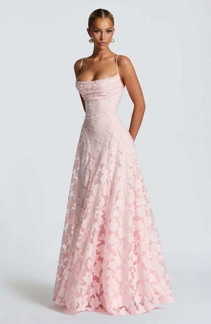 Briar | Women's Floral Sleeveless Maxi Wedding Guest Dress