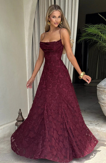 Briar | Women's Floral Sleeveless Maxi Wedding Guest Dress