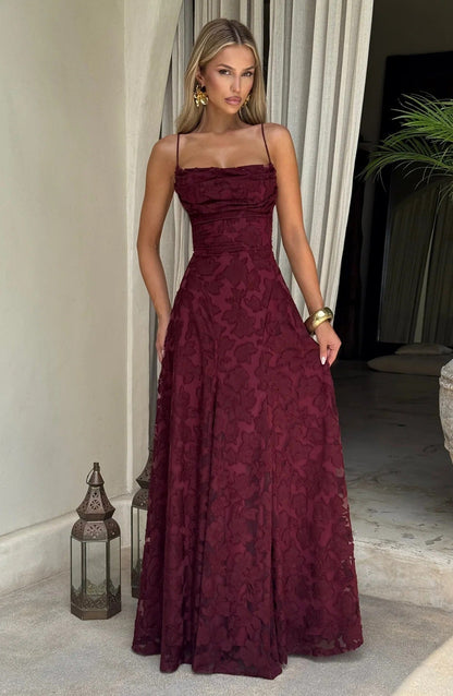 Briar | Women's Floral Sleeveless Maxi Wedding Guest Dress