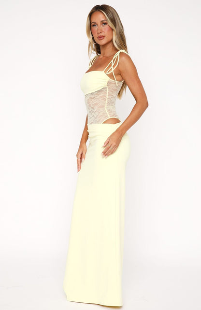 Brietta | Women's Sleeveless Lace Maxi Summer Dress