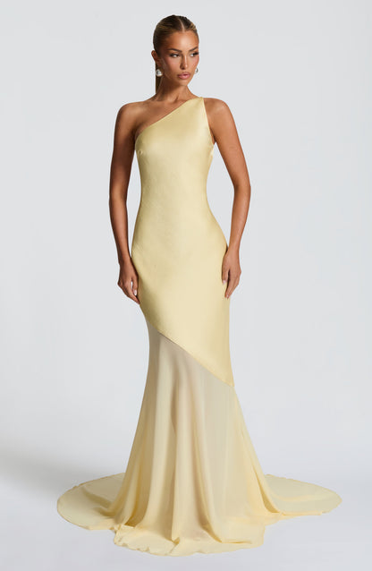 Caprice | Women's One-Shoulder Maxi Wedding Guest Dress