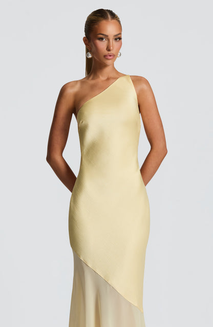 Caprice | Women's One-Shoulder Maxi Wedding Guest Dress
