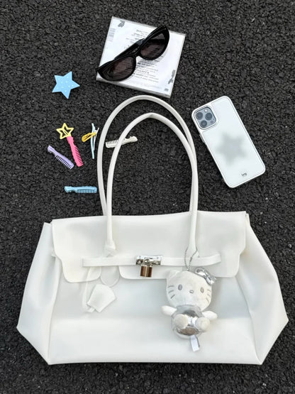 Eileen | Women's Structured Faux Leather Top Handle Satchel Bag