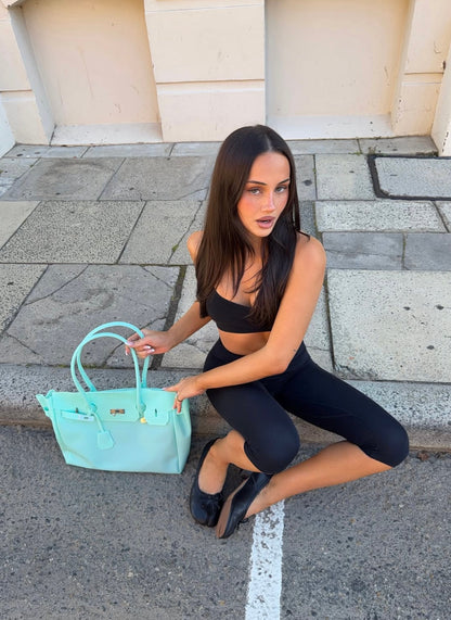 Eileen | Women's Structured Faux Leather Top Handle Satchel Bag