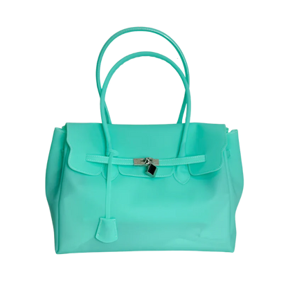 Eileen | Women's Structured Faux Leather Top Handle Satchel Bag