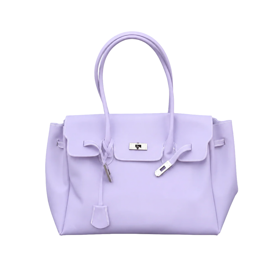 Eileen | Women's Structured Faux Leather Top Handle Satchel Bag