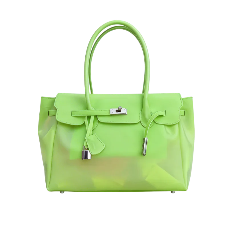 Eileen | Women's Structured Faux Leather Top Handle Satchel Bag