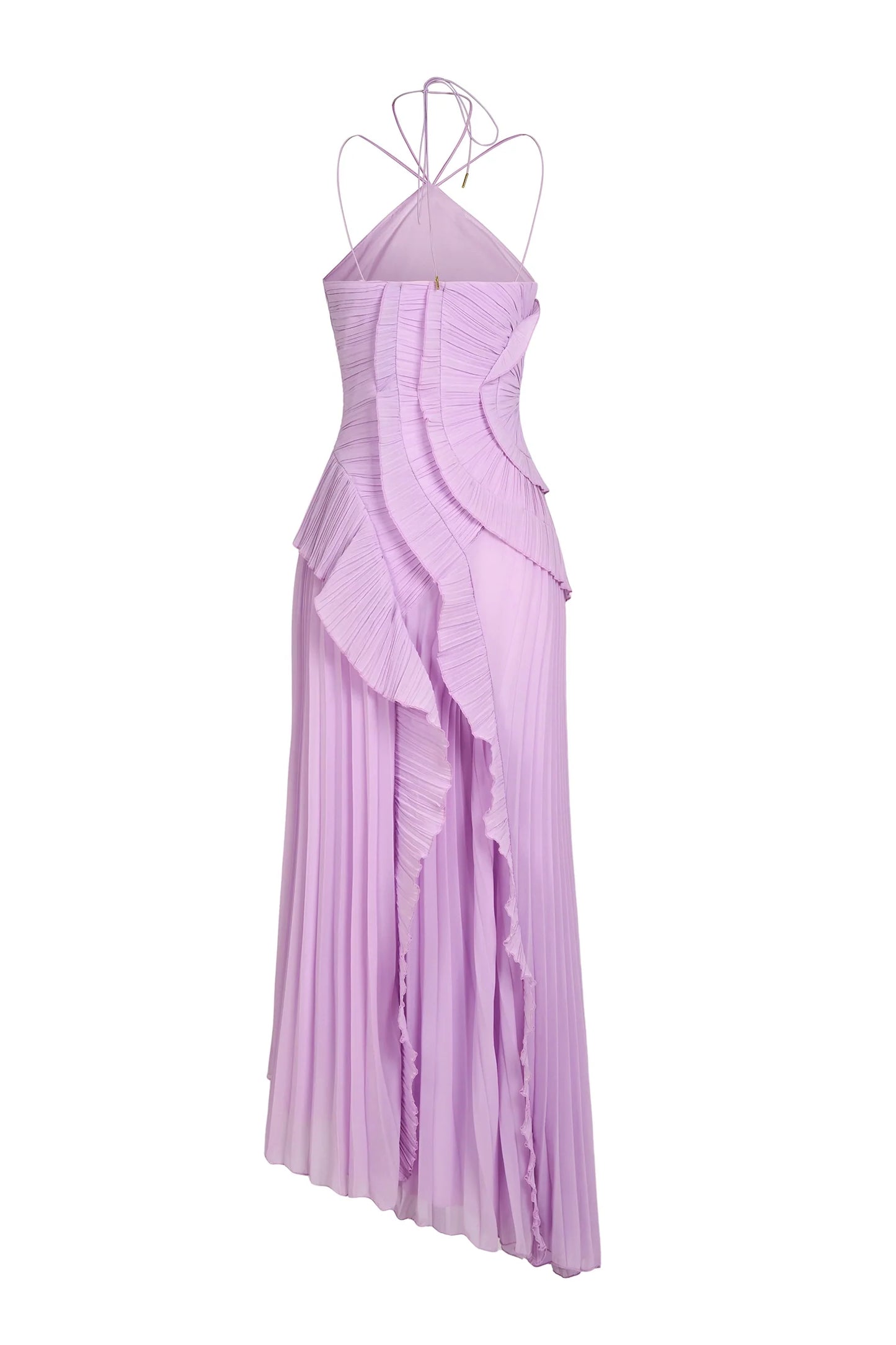 Eliza | Women’s Pleated Ruffled Maxi Wedding Guest Dress