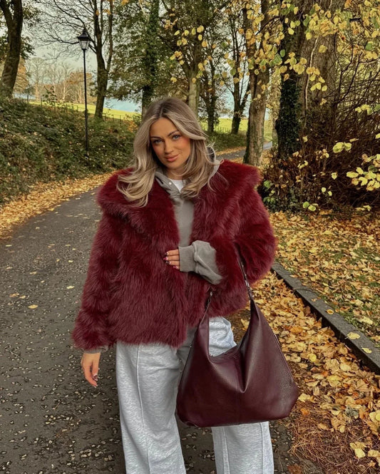 Emma | Women's Oversized Faux Fur Coat