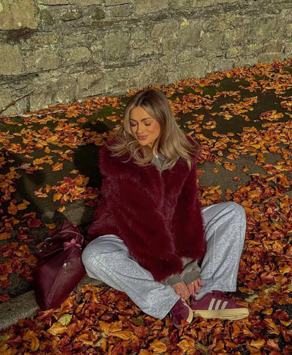 Emma | Women's Oversized Faux Fur Coat