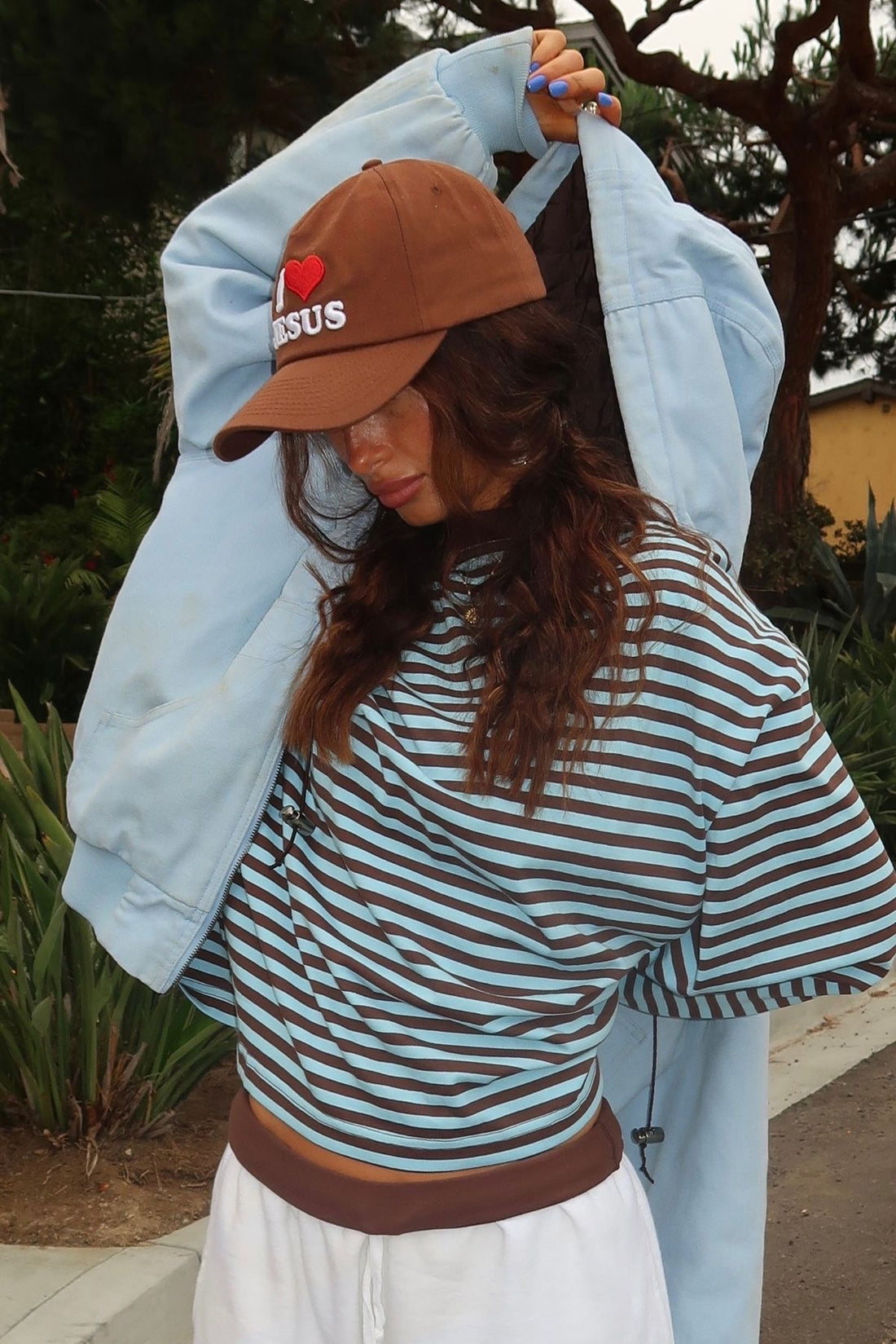 Georgia | Women's Striped Oversized Knit Sweater