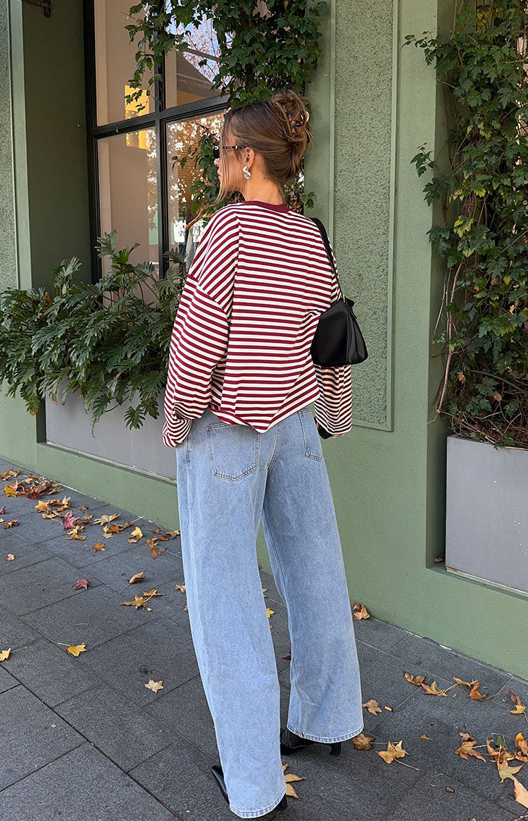 Georgia | Women's Striped Oversized Knit Sweater