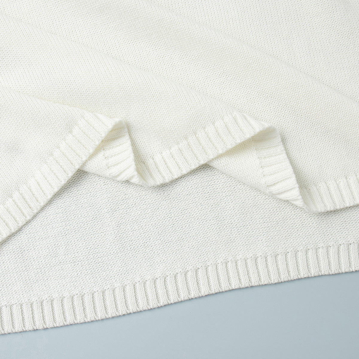 Giselle | Women's Oversized Crew Neck Backless Knit Sweater