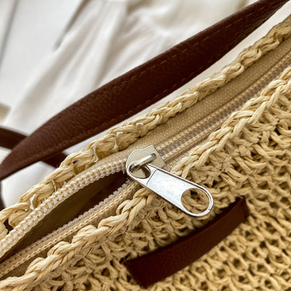 Ida | Women’s Woven Hobo Shoulder Bag with Adjustable Strap