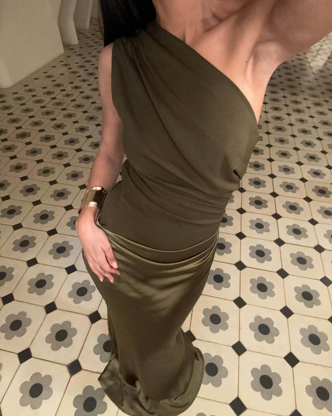 Kaelyn | Women's Elegant One Shoulder Maxi Wedding Guest Dress