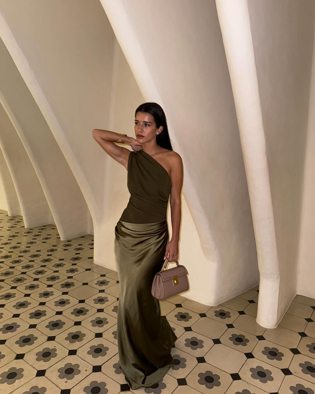 Kaelyn | Women's Elegant One Shoulder Maxi Wedding Guest Dress