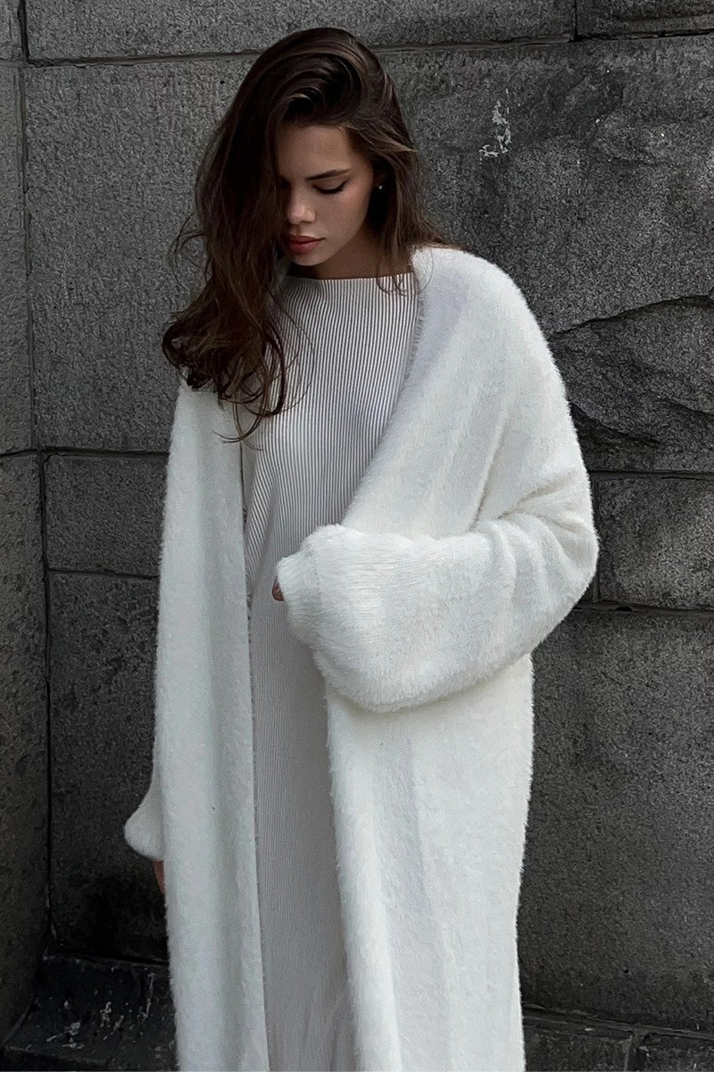 Kendra | Women's Open Front Longline Knit Cardigan
