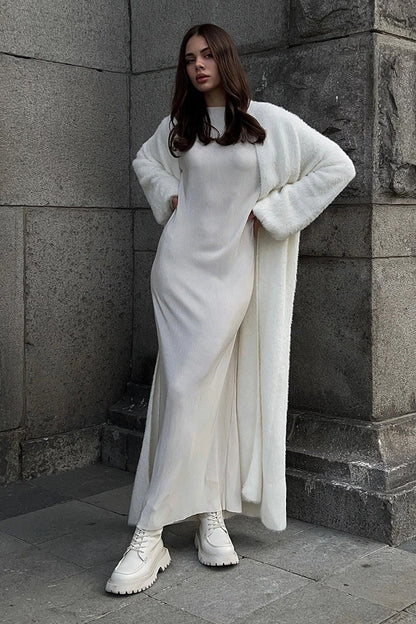 Kendra | Women's Open Front Longline Knit Cardigan