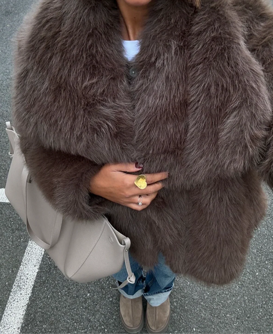 Lily | Women's Oversized Faux Fur Coat