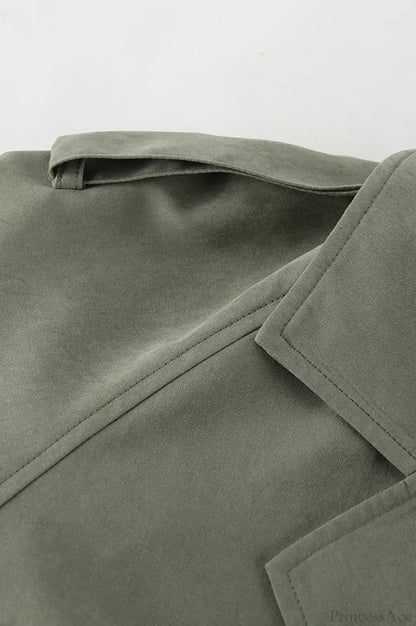 Macy | Women's Belted Open Front Wrap Jacket