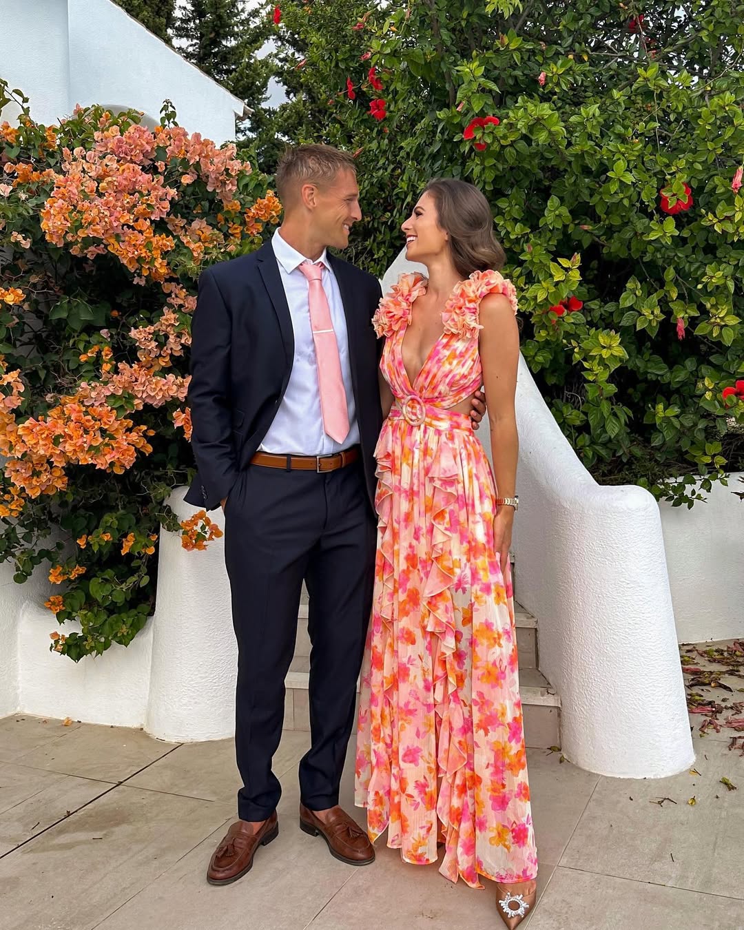 Maeve | Women's Floral Sleeveless Cut-Out Maxi Wedding Guest Dress