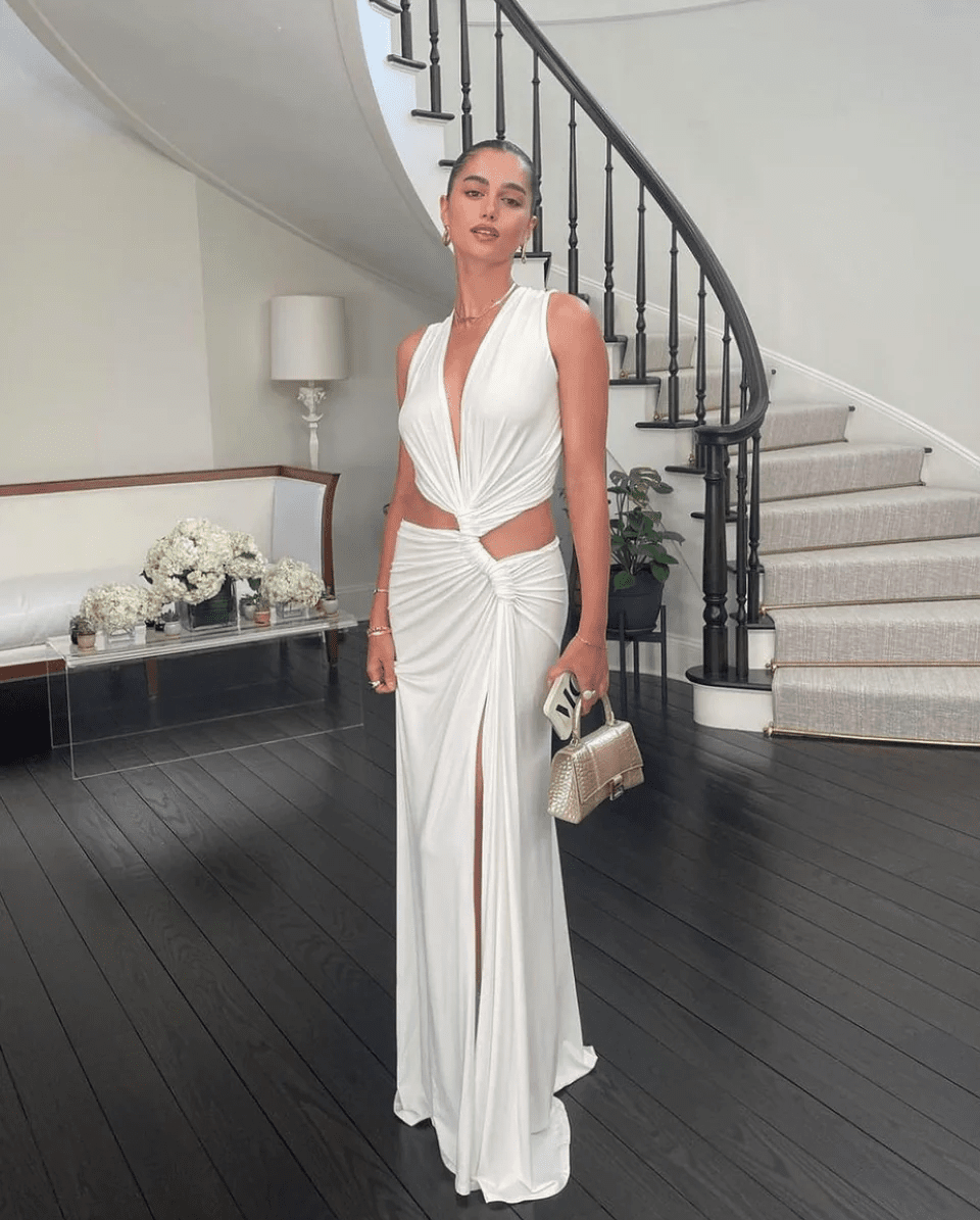 Meadowlyn | Women's Tropic Drape Maxi Summer Vacation Dress