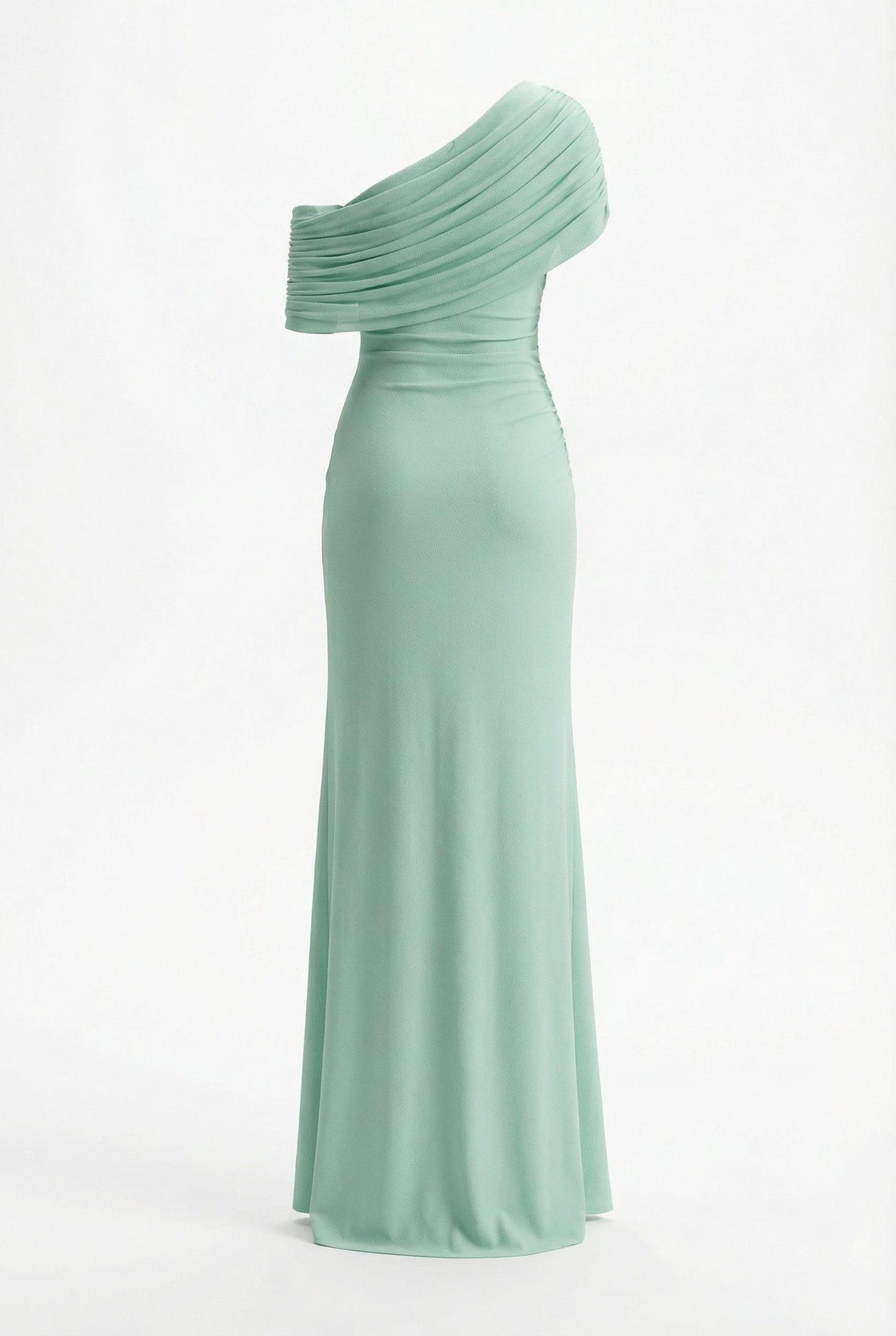 Melanie | Women’s Off-Shoulder Draped Maxi Prom Wedding Guest Dress