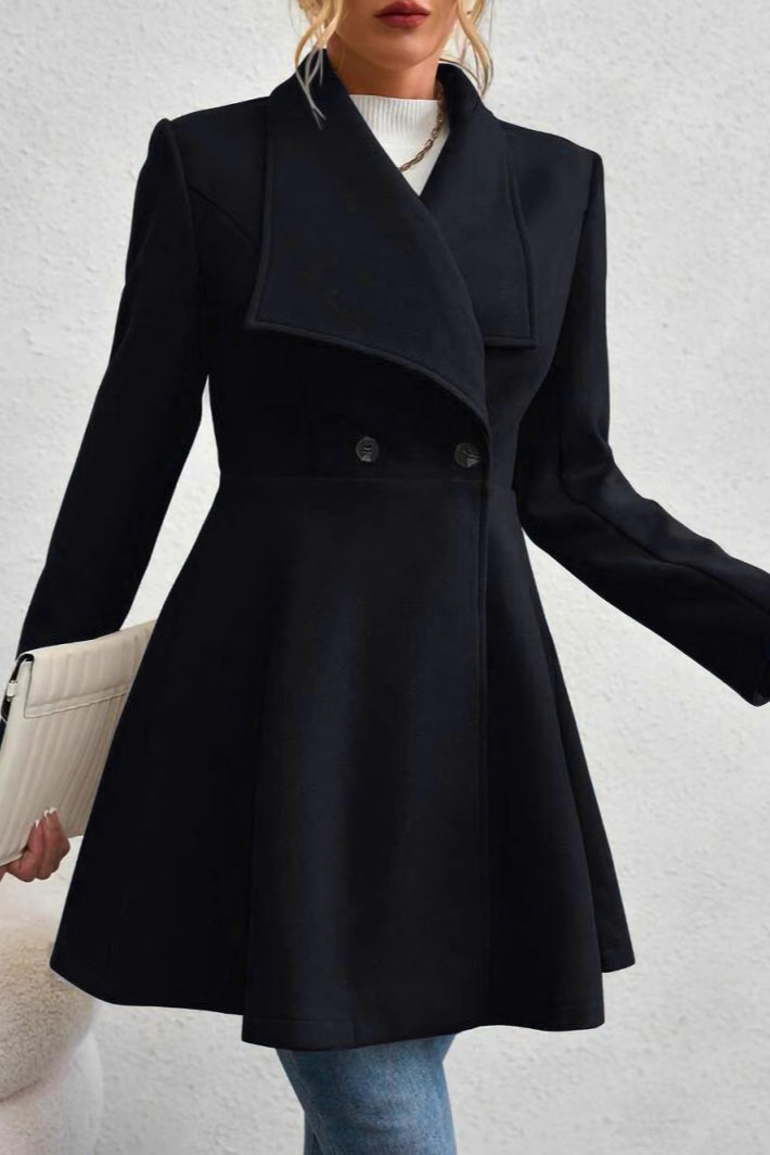 Meredith | Women's Open Front Shawl Collar Longline Jacket
