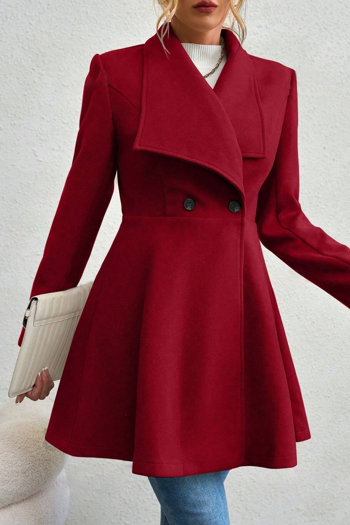 Meredith | Women's Open Front Shawl Collar Longline Jacket